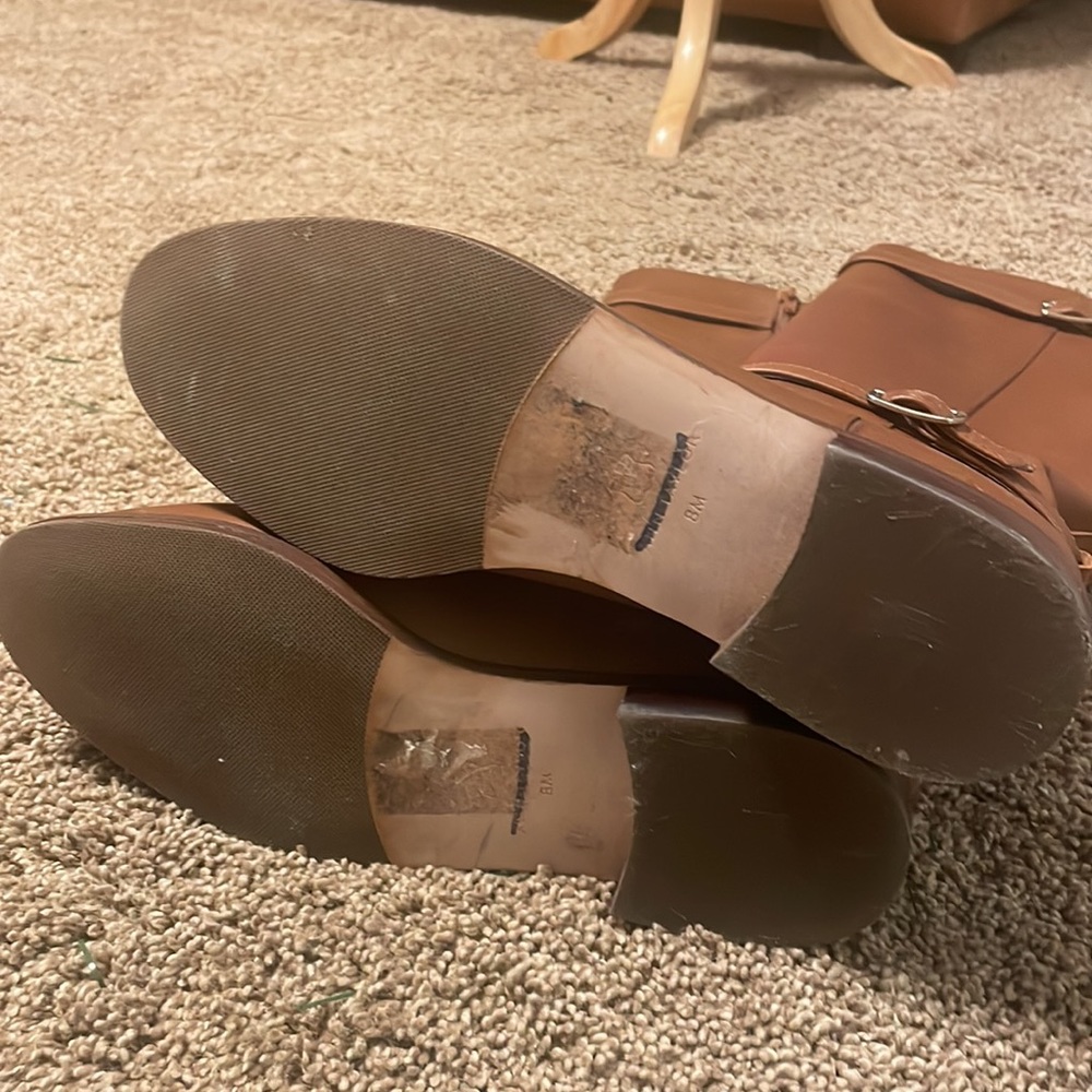 Ann Taylor Adalie Extended Calf Leather Boots - Picture 5 of 10